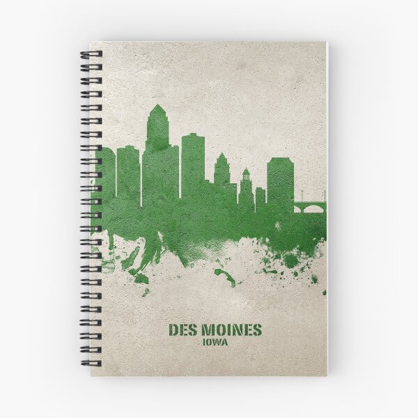 Item preview, Des Moines Iowa Skyline designed and sold by ArtPrints.