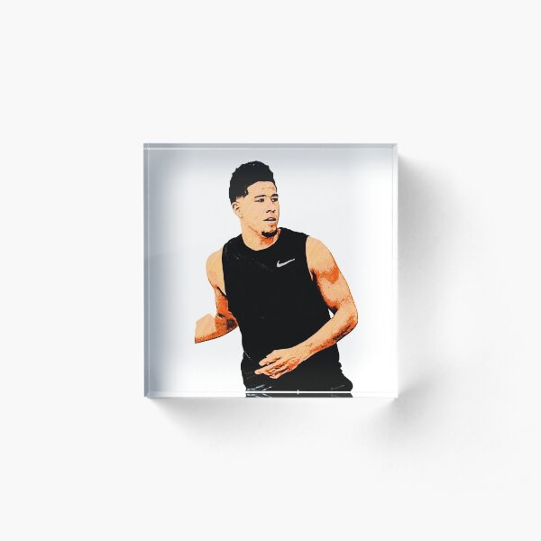 Devin Booker White Acrylic Block