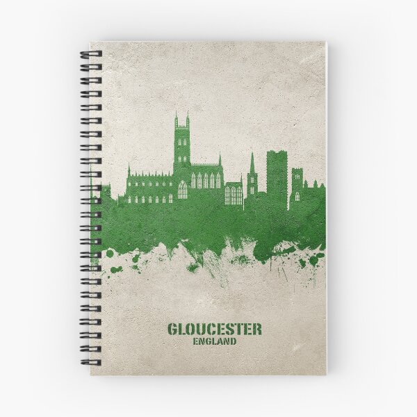Artikelvorschau, Gloucester England Skyline entworfen und verkauft von ArtPrints.