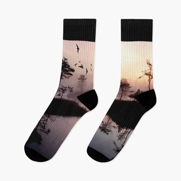 Item preview, Morning sunrise in the bog designed and sold by JTTL.