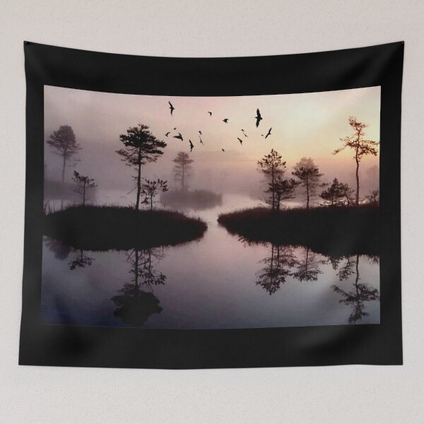 Item preview, Morning sunrise in the bog designed and sold by JTTL.