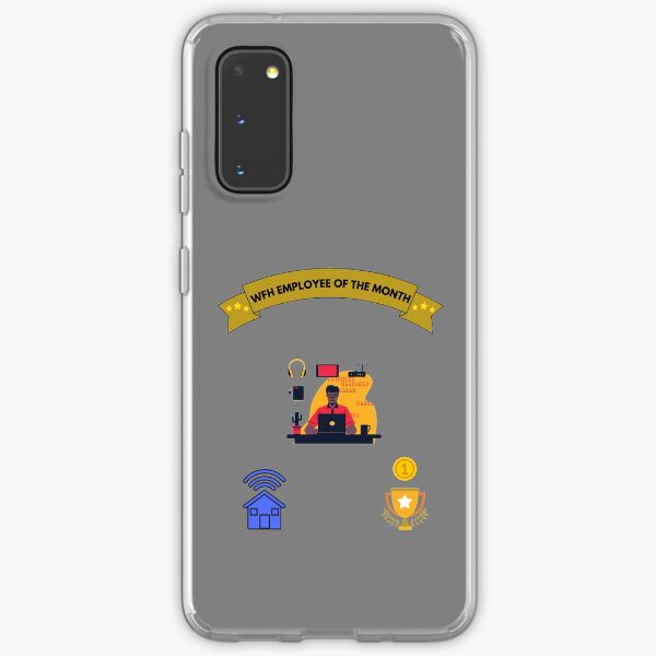 work from home employee of the month Samsung Galaxy Soft Case