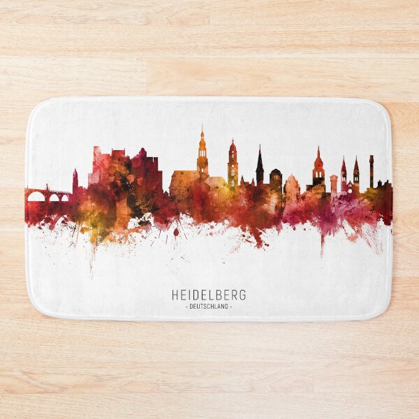 Item preview, Heidelberg Germany Skyline designed and sold by ArtPrints.