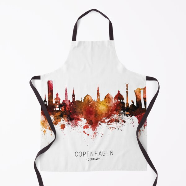 Item preview, Copenhagen Denmark Skyline designed and sold by ArtPrints.