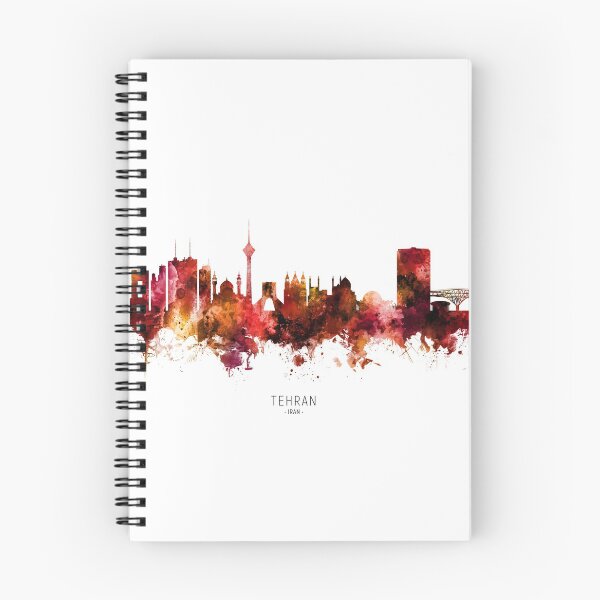 Item preview, Tehran Iran Skyline designed and sold by ArtPrints.