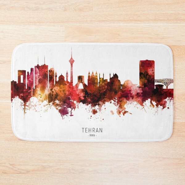 Item preview, Tehran Iran Skyline designed and sold by ArtPrints.