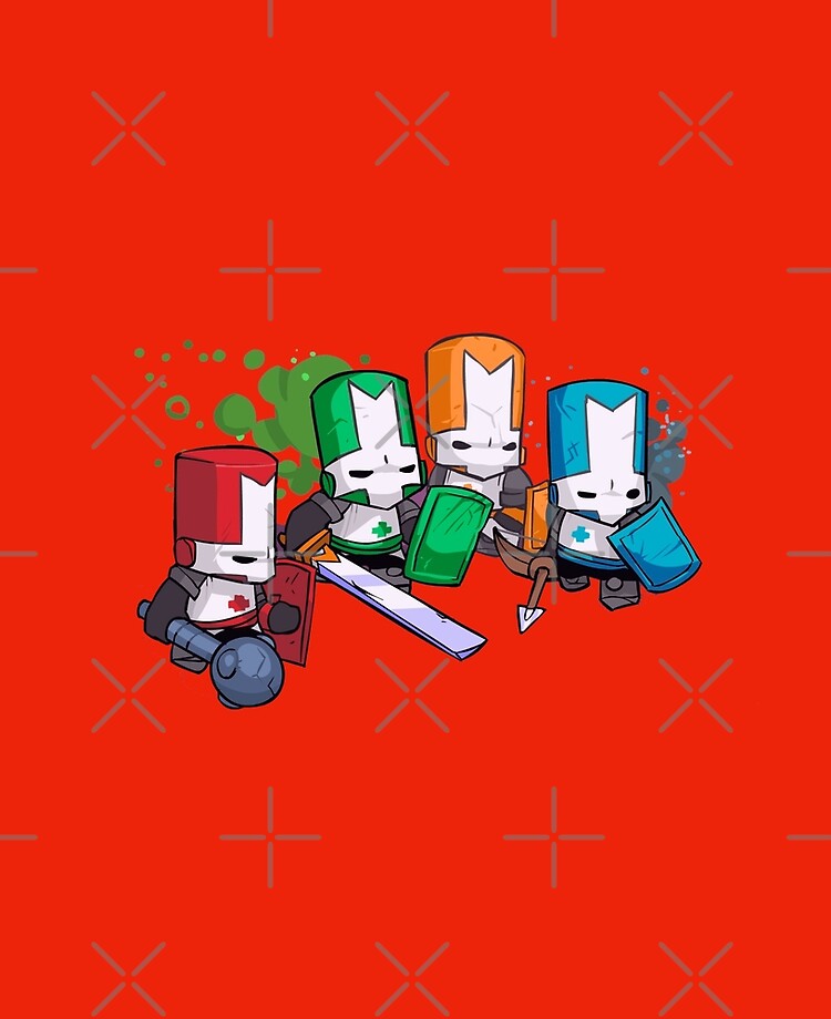 Castle Crashers Team iPhone Case by Ben_cav