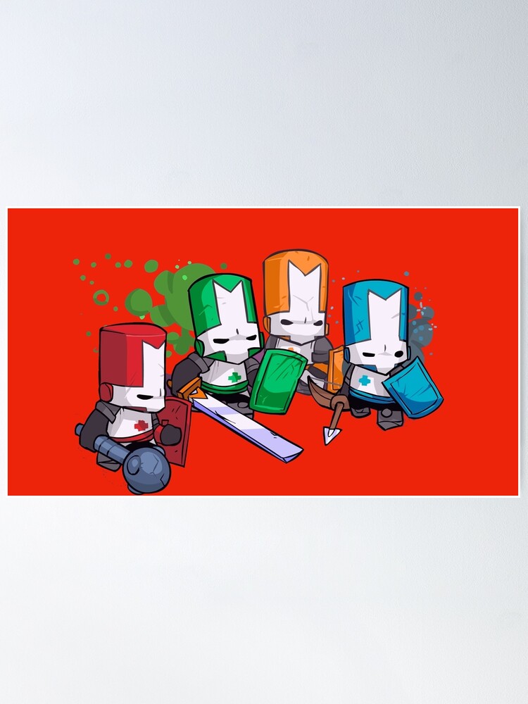 Castle Crashers Poster — THE BEHEMOTH STORE