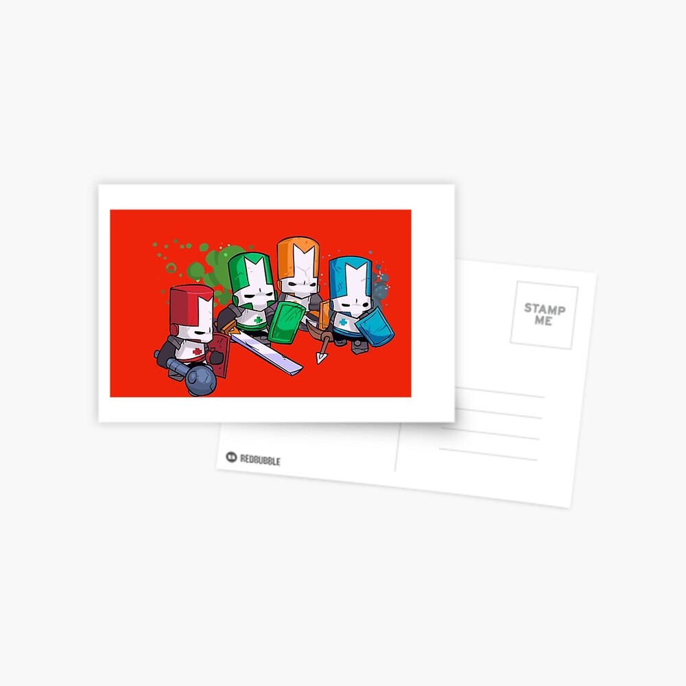 Castle crashers red knight Postcard for Sale by Rccola55