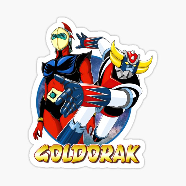 Goldorak (Grendizer) avec Actarus (Duke Fleed) Sticker