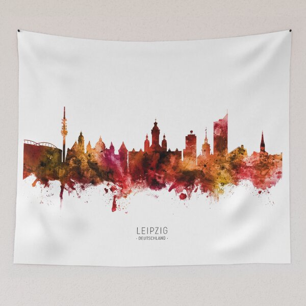 Item preview, Leipzig Germany Skyline designed and sold by ArtPrints.