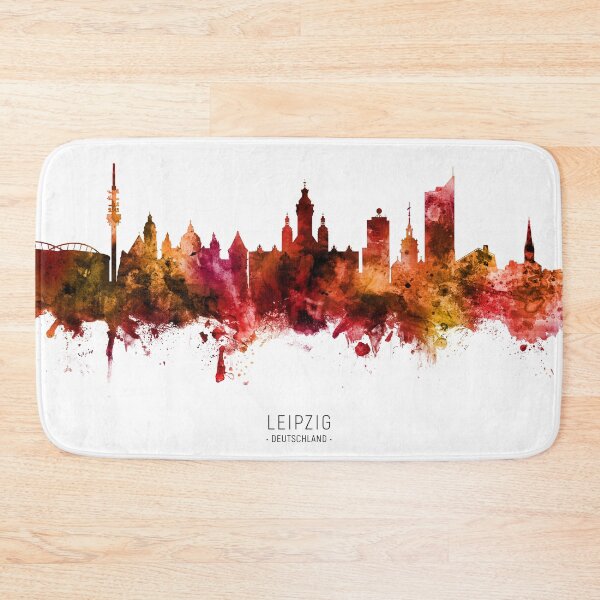 Item preview, Leipzig Germany Skyline designed and sold by ArtPrints.