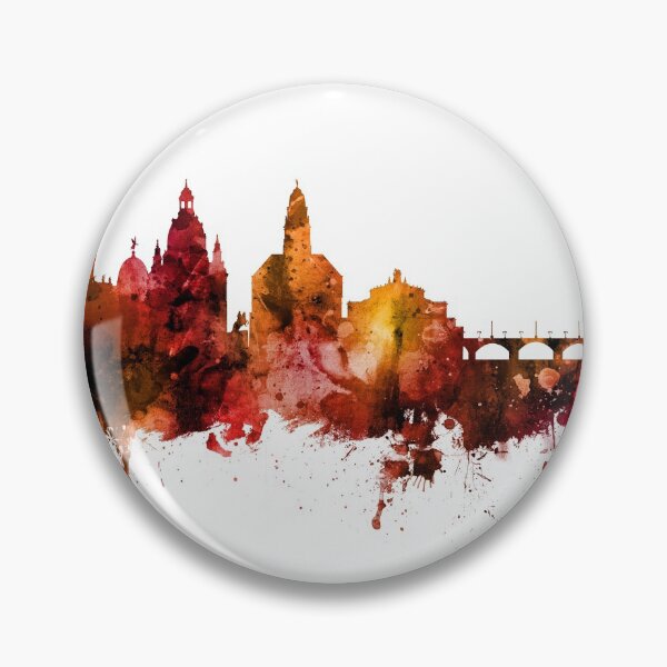 Artikelvorschau, Dresden Germany Skyline entworfen und verkauft von ArtPrints.