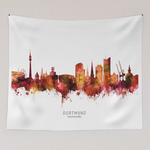 Item preview, Dortmund Germany Skyline designed and sold by ArtPrints.