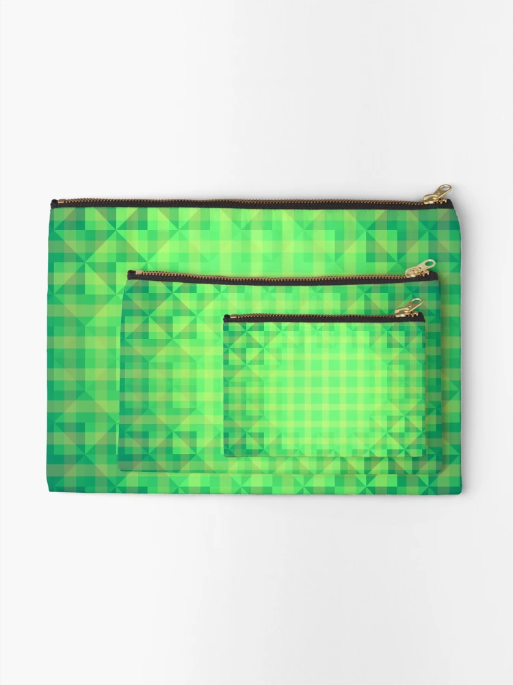 Thumbnail 2 of 4, Zipper Pouch, creative triangular pattern designed and sold by creativeaart.
