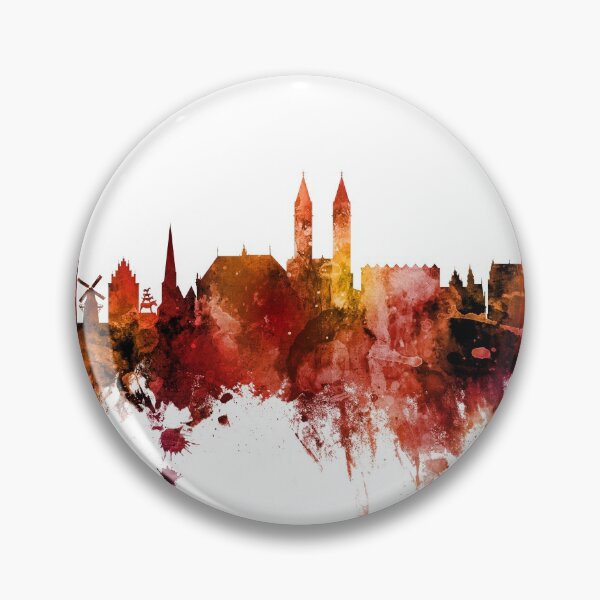 Item preview, Bremen Germany Skyline designed and sold by ArtPrints.
