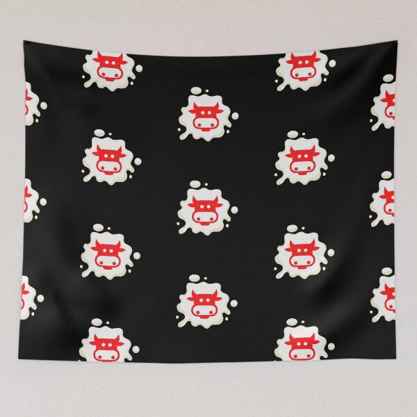 Item preview, Cute Funny Cow Red Pattern designed and sold by kyds.