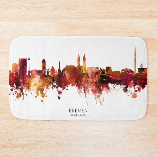 Item preview, Bremen Germany Skyline designed and sold by ArtPrints.