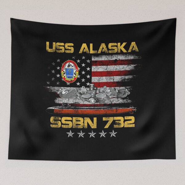 Item preview, USS Alaska SSBN 732 Submarine Badge Vintage designed and sold by Genesis68.