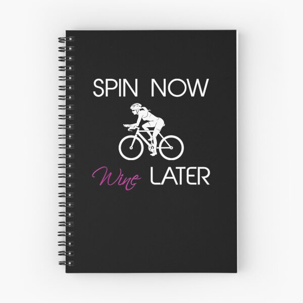 Item preview, Funny Spin Now Wine Later Bike Saying for  designed and sold by Colleen206.