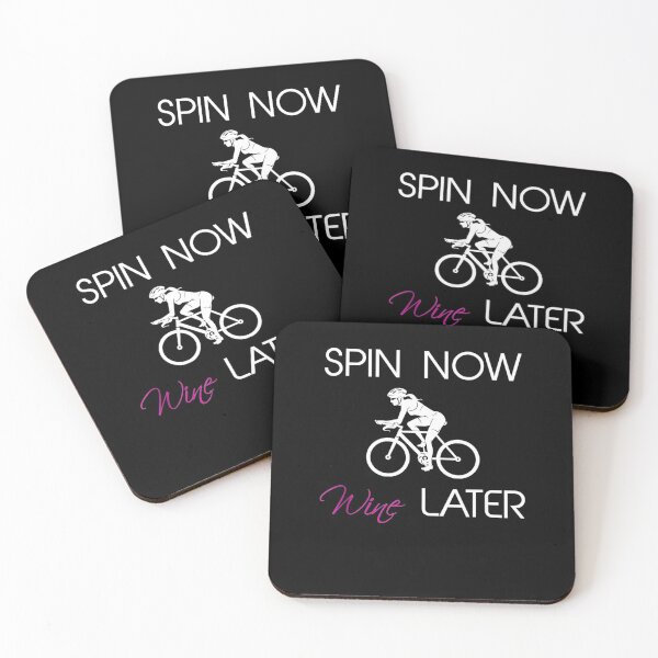 Item preview, Funny Spin Now Wine Later Bike Saying for  designed and sold by Colleen206.