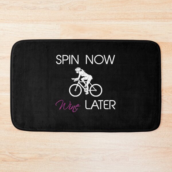 Item preview, Funny Spin Now Wine Later Bike Saying for  designed and sold by Colleen206.