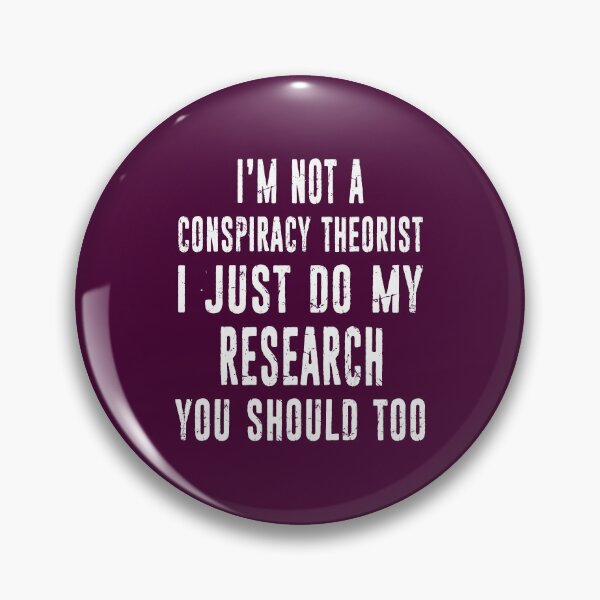 Item preview, Conspiracy Theory Theorist Free Thinker Distressed Typography designed and sold by niftee.