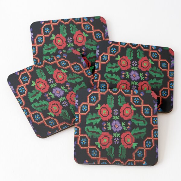 Item preview, Ukrainian Bohemian Roses Pattern designed and sold by patternme.