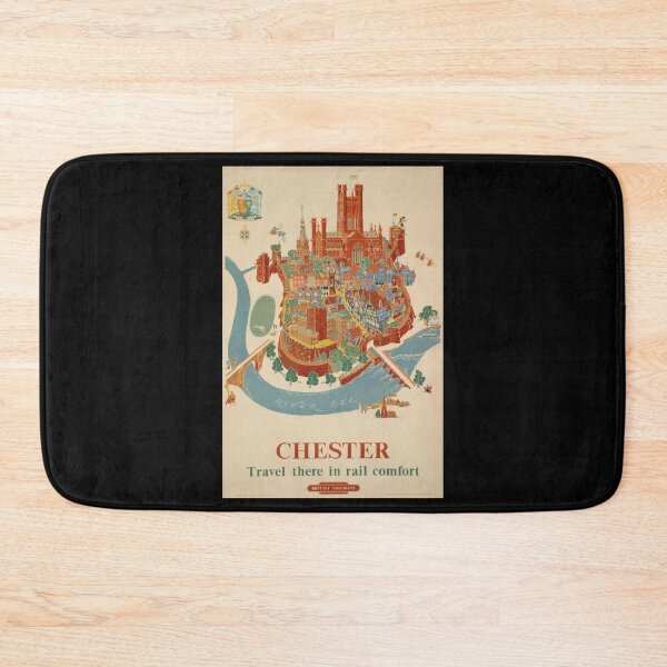 Item preview, retro classic Chester poster designed and sold by CorasPosters.
