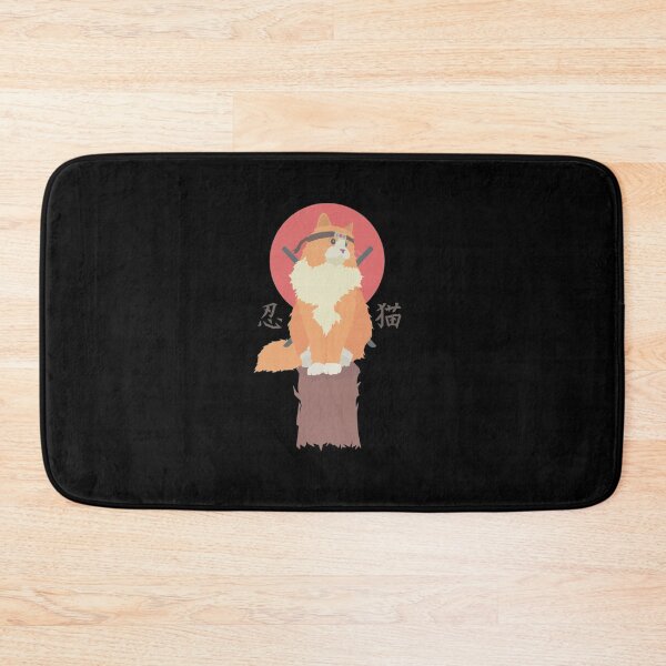 Item preview, Orange Ninja Cat (Red Sun) designed and sold by JoanneHughes.