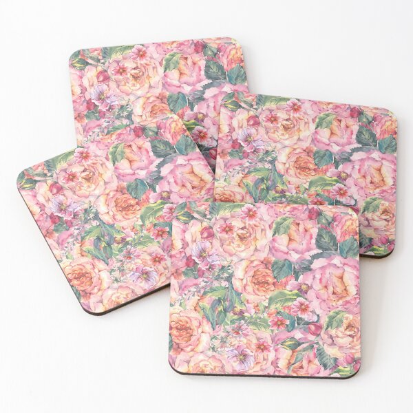 Item preview, Vintage Rose Flowerbed designed and sold by adortopia.