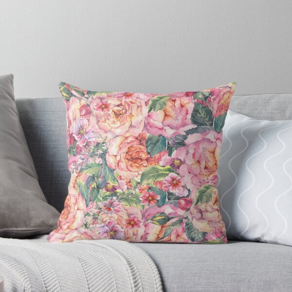 Item preview, Vintage Rose Flowerbed designed and sold by adortopia.