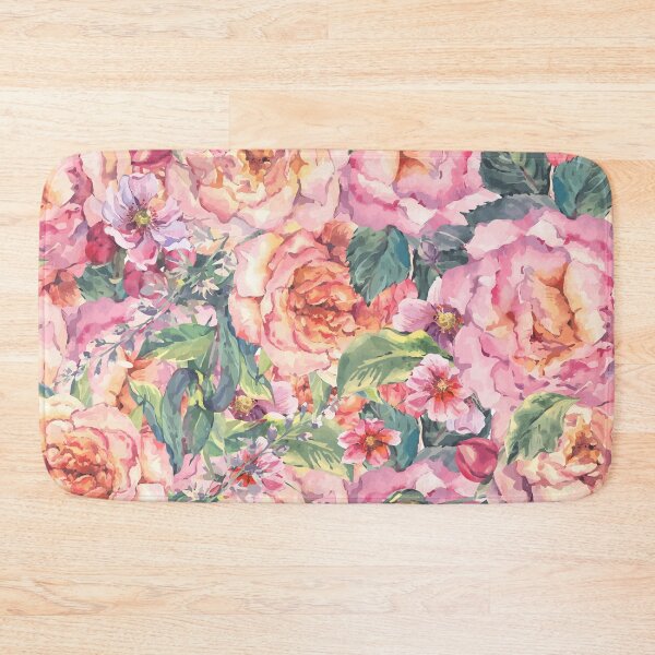 Item preview, Vintage Rose Flowerbed designed and sold by adortopia.