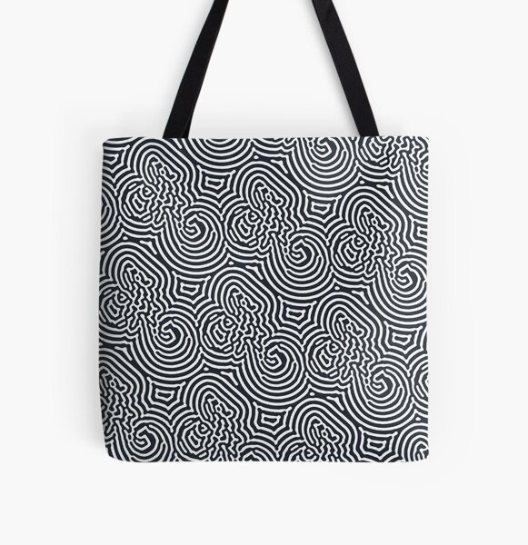 Abstract modern pattern Notes All Over Print Tote Bag