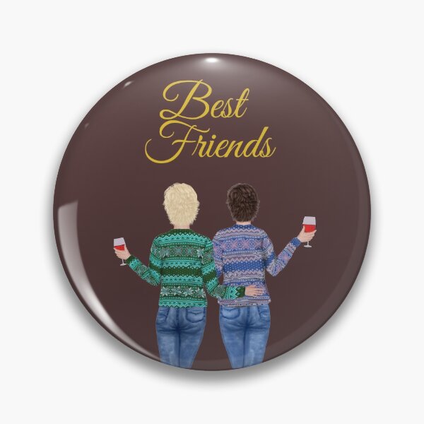 Item preview, Two Pretty Best Friends designed and sold by SunfullyYours.