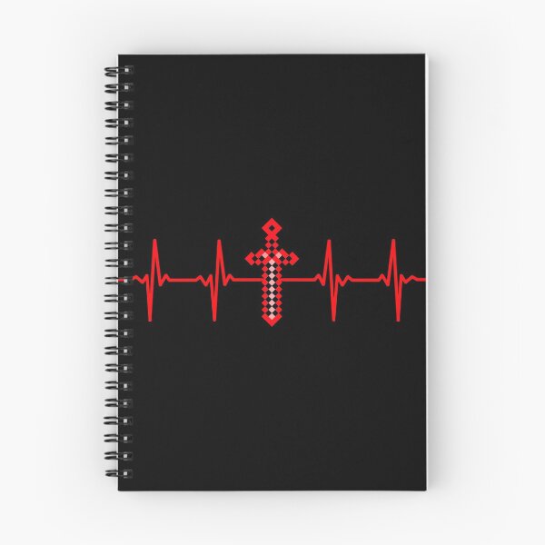 Item preview, Diamond sword heart beat minimalist red designed and sold by Infdesigner.