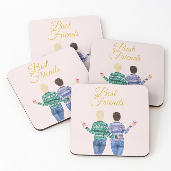 Item preview, Two Pretty Best Friends designed and sold by SunfullyYours.