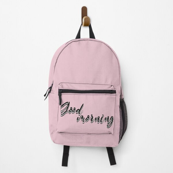 Item preview, Good morning - pink background designed and sold by CSouissi.
