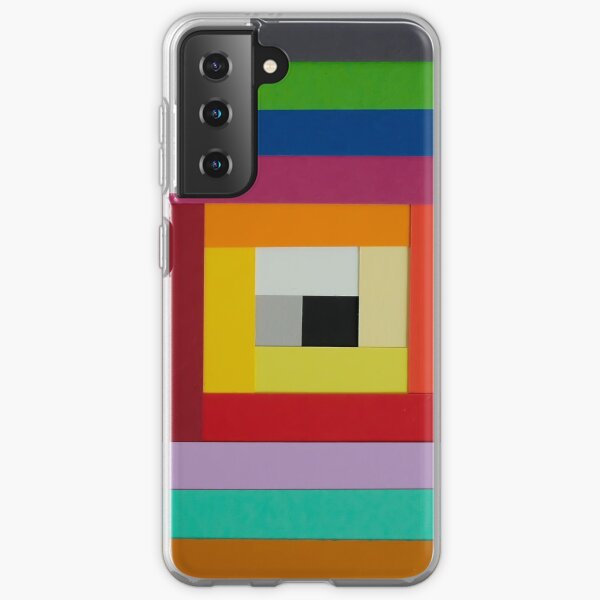 Square spiral of colors Samsung Galaxy Soft Case