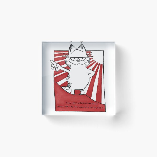 Comrade Garfield T-Shirt Acrylic Block