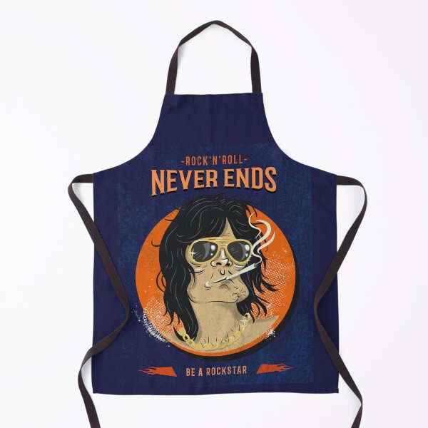 Item preview, Rock n Roll Never Ends / Retro Design / Vintage / Rock & Roll designed and sold by RedBoyShop.