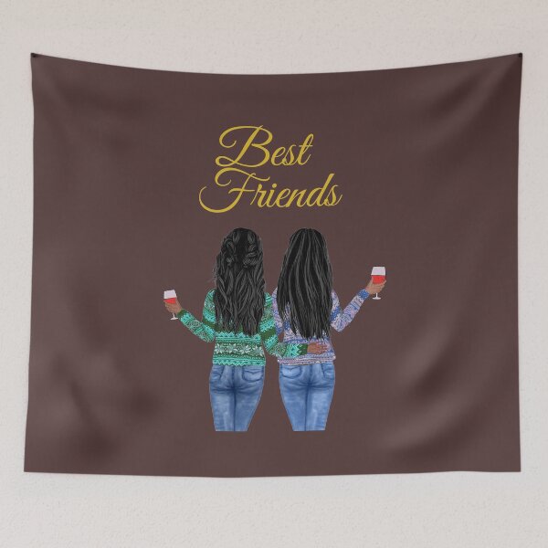 Item preview, Two Pretty Best Friends designed and sold by SunfullyYours.
