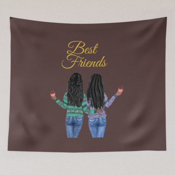 Item preview, Two Pretty Best Friends designed and sold by SunfullyYours.