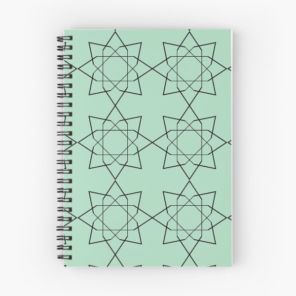 Item preview, Repeating geometric shape-light green background designed and sold by CSouissi.
