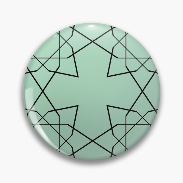 Item preview, Repeating geometric shape-light green background designed and sold by CSouissi.