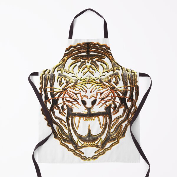 Item preview, Fire animal portrait tiger designed and sold by wolfgangrainer.