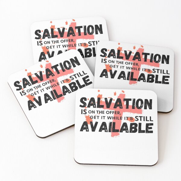 Item preview, SALVATION IS on the offer, get it while it's STILL AVAILABLE designed and sold by coolteesok.