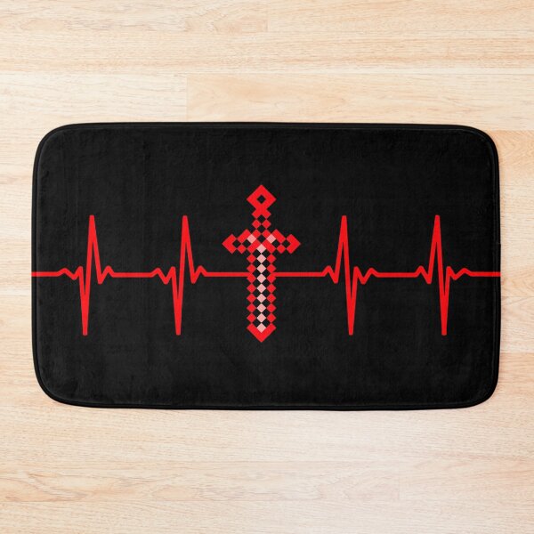 Item preview, Diamond sword heart beat minimalist red designed and sold by Infdesigner.