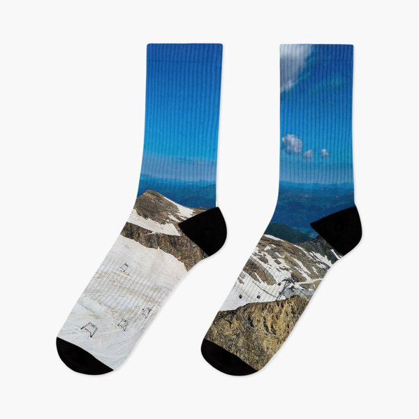 Item preview, Snow mountain skiing landscape designed and sold by felinefeelings.