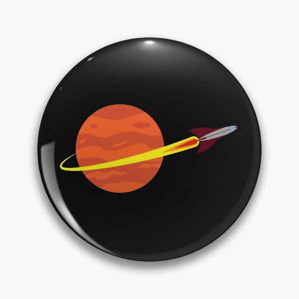 Item preview, Spacecraft and red planet designed and sold by ondrejcreates.